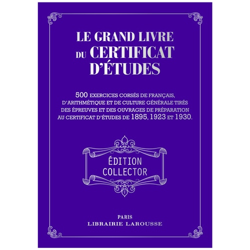 Le grand livre du certificat d'études