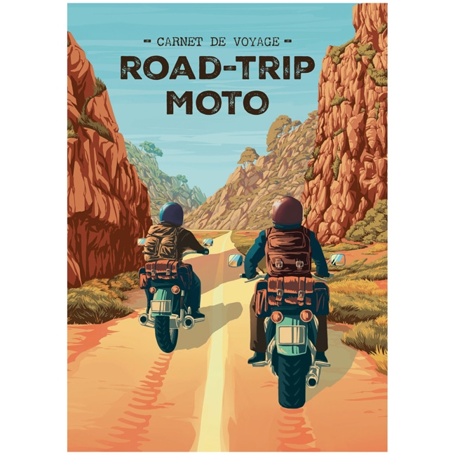 Carnet de voyage road-trip moto