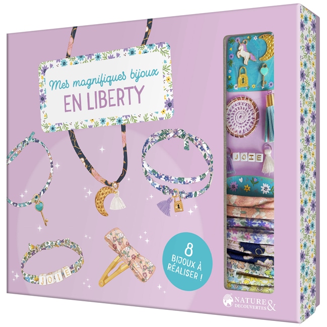 Coffret magnifiques bijoux en liberty