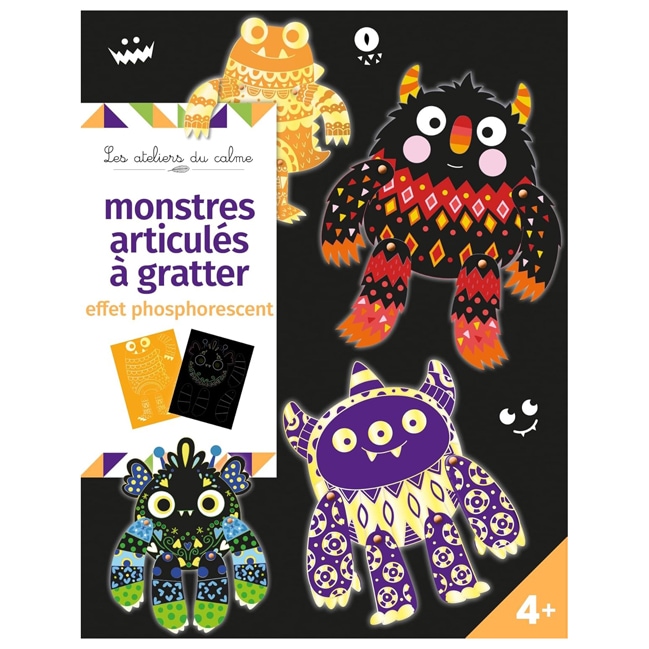 Monstres articulés à gratter