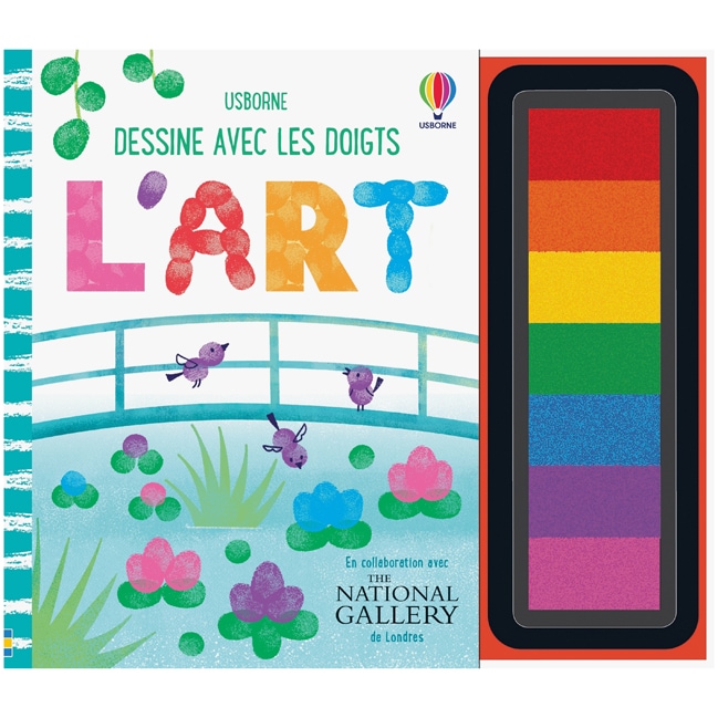 L'art dessine avec les doigts