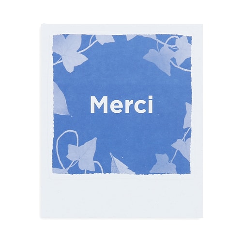 Carte de voeux Merci