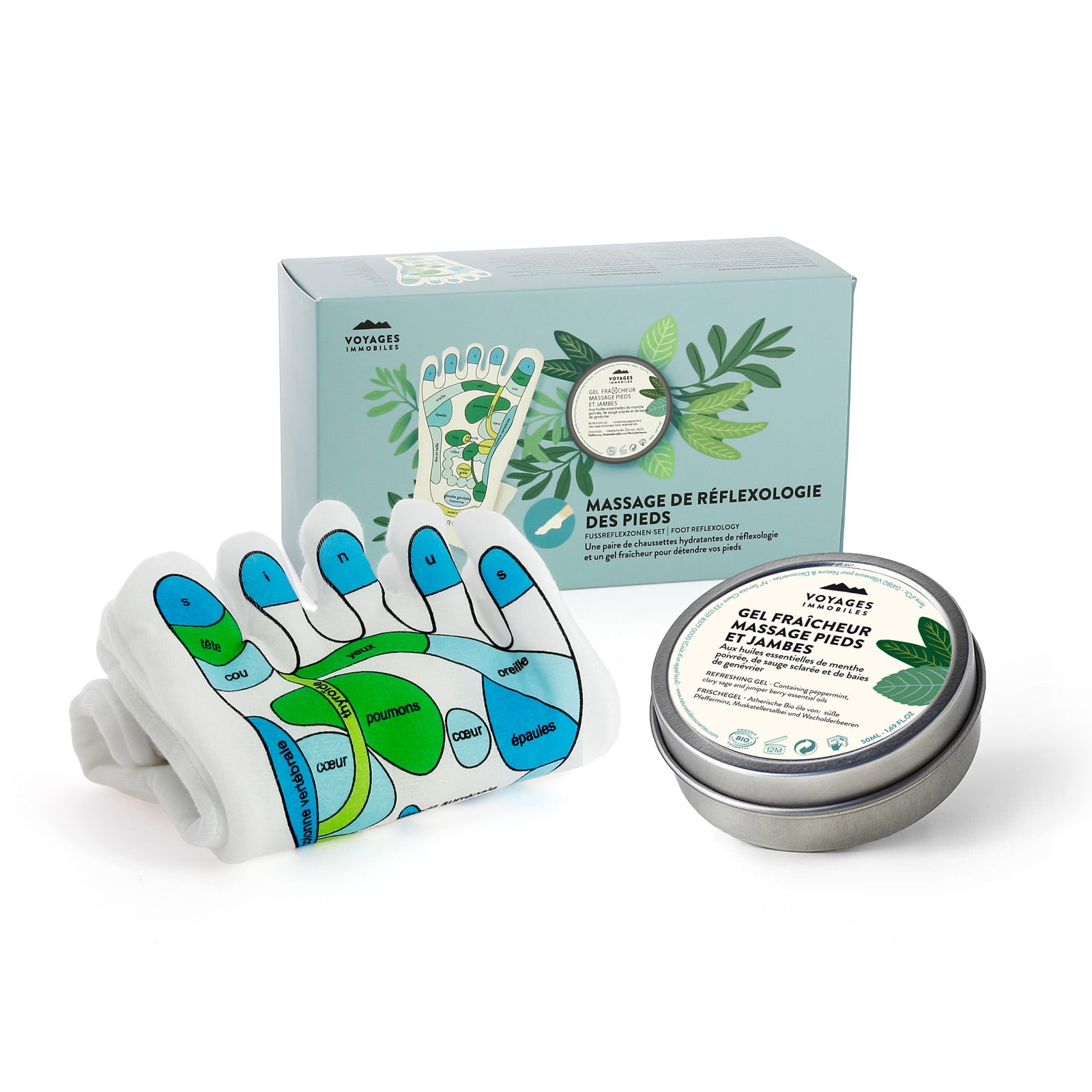 Coffret massage réflexologie des pieds