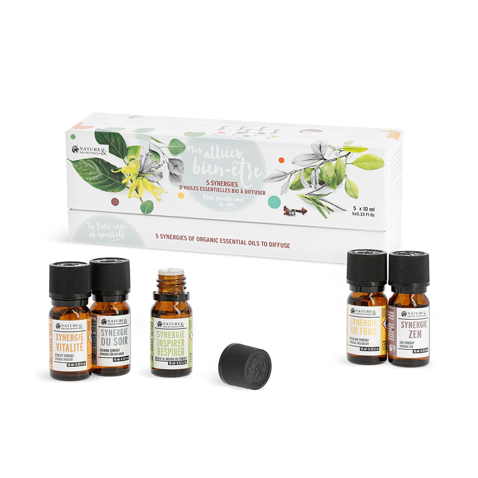 Coffret synergies d'huiles essentielles