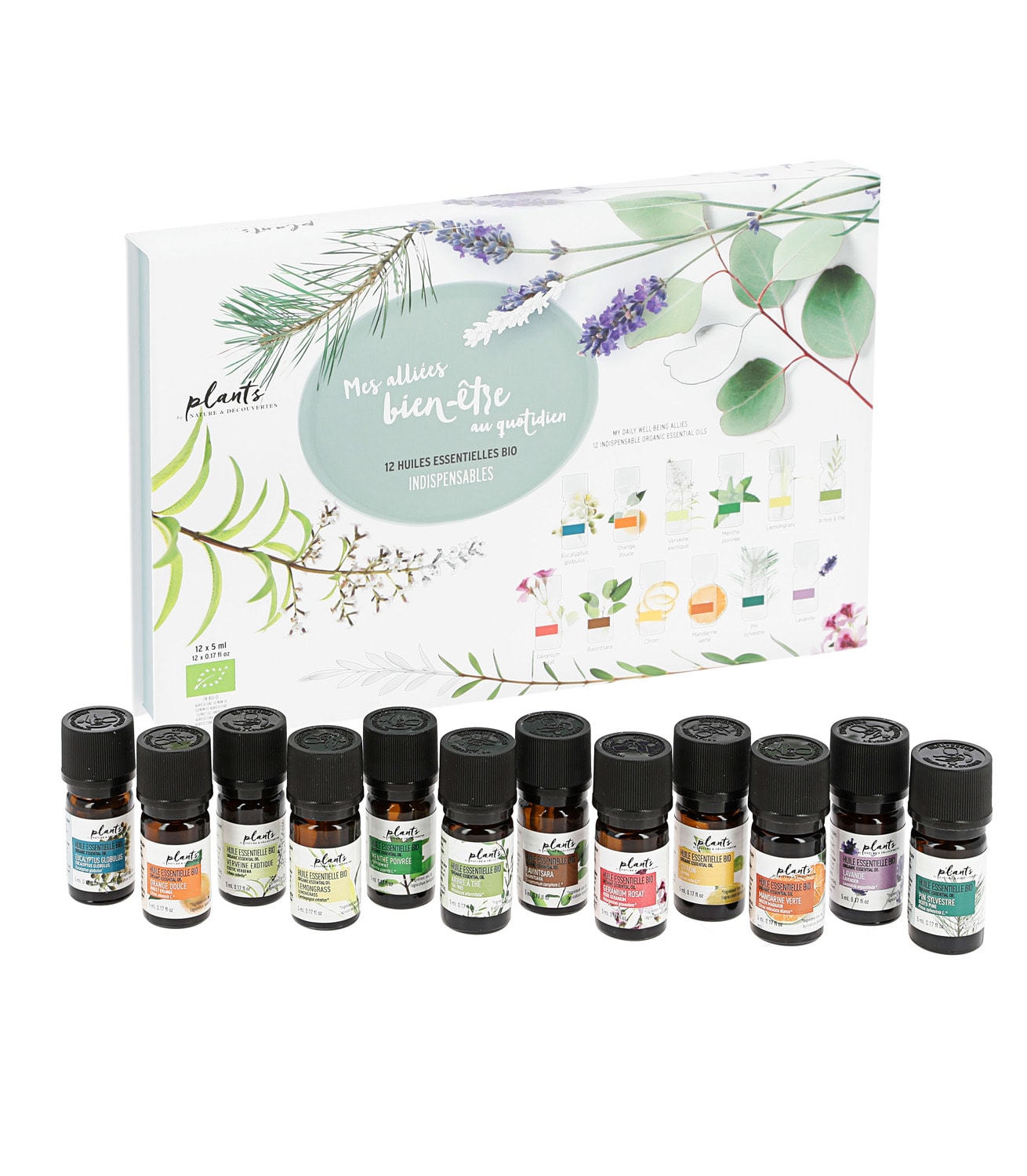 Coffret 12 huiles essentielles bio