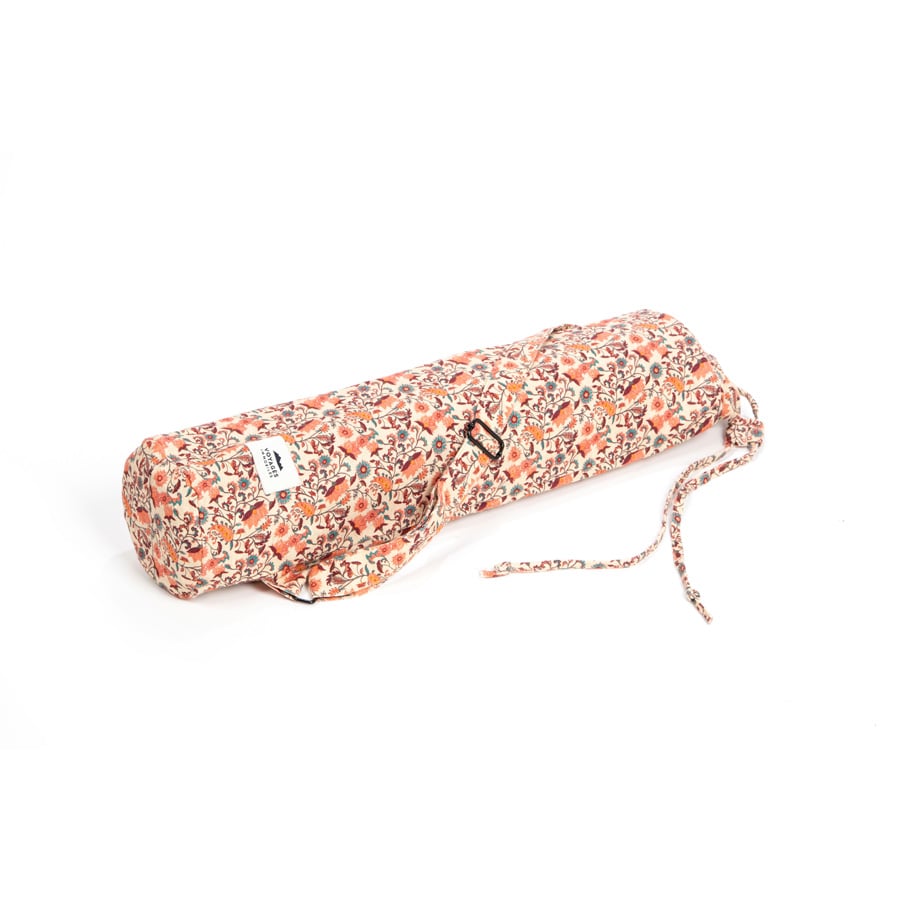 Sac fleuri pour tapis de yoga