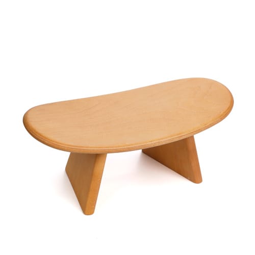 Banc de méditation bois clair