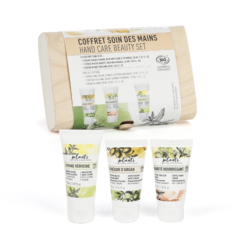 Coffret 3 crèmes bio pour les mains