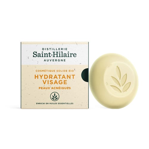 Soin hydratant solide bio peau acnéique