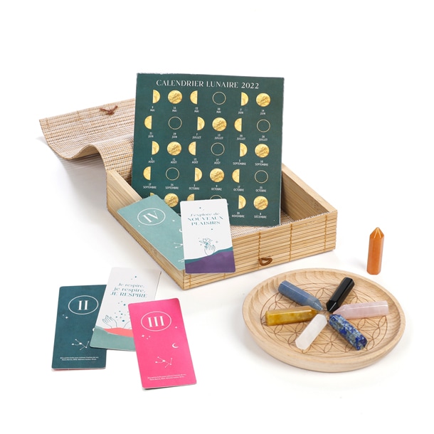 Coffret 7 chakras pierres naturelles