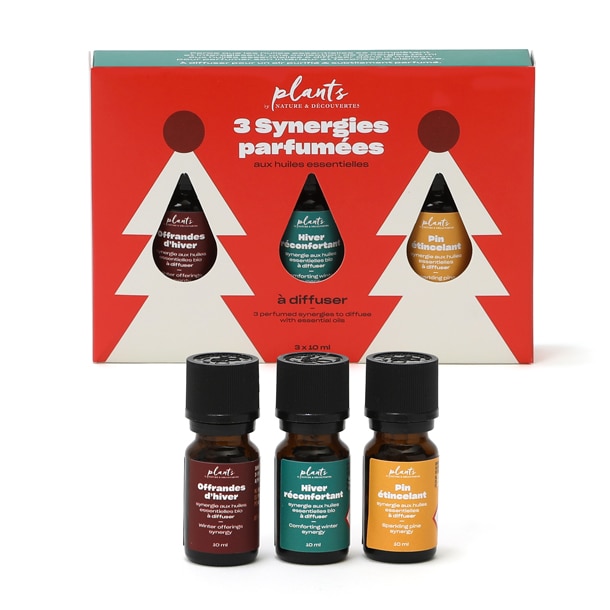 Coffret 3 synergies parfumées