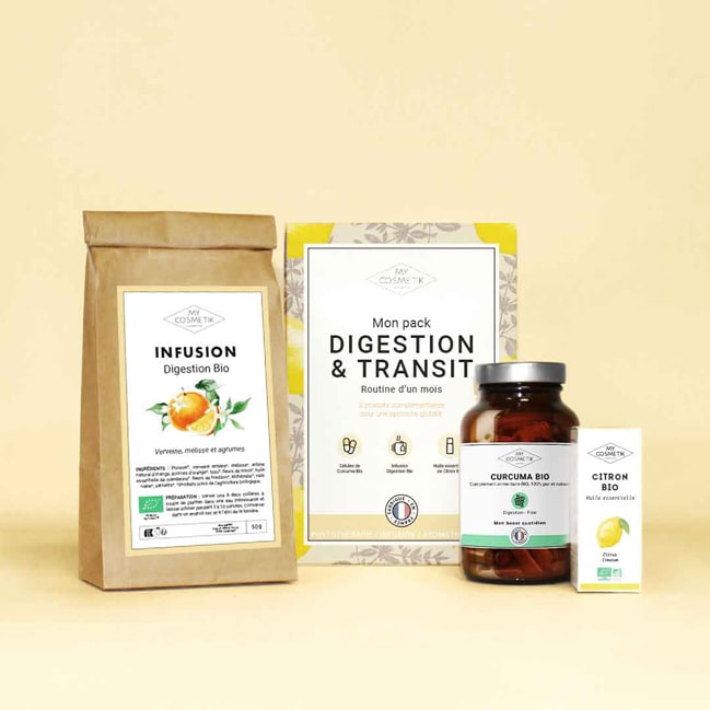 Mon pack routine digestion transit