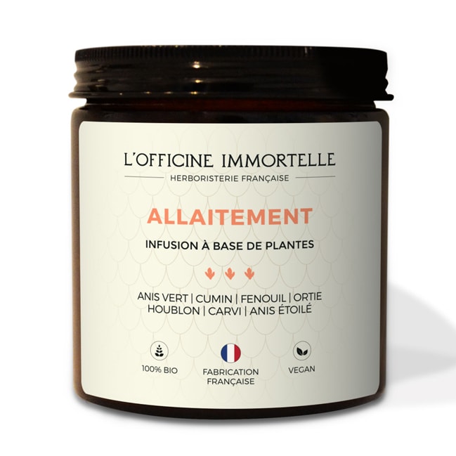 Infusion allaitement Officine Immortelle