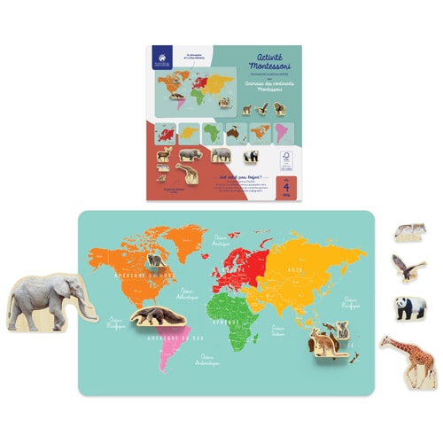 Coffret animaux des continents