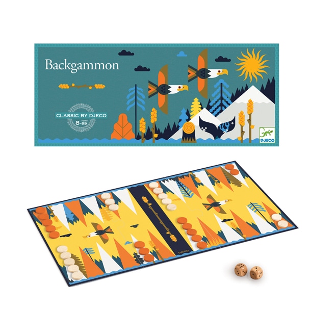 Jeu de plateau Backgammon