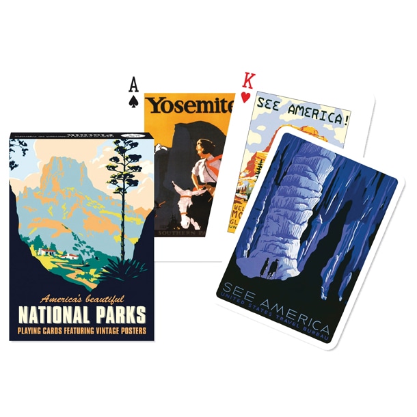 Jeu de cartes parc nationaux américains