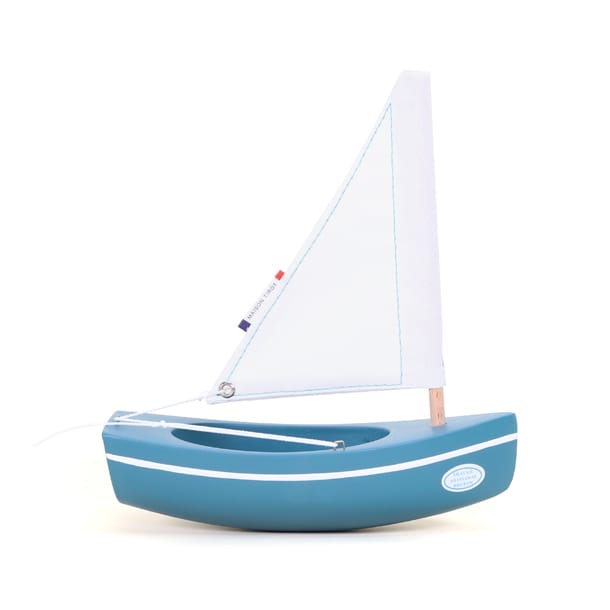 Bateau en bois Bachi Bleu