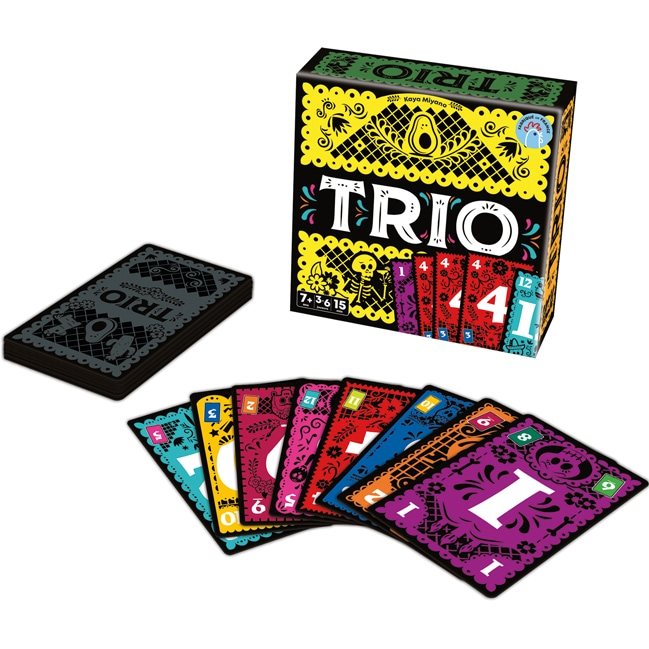 Trio jeu de cartes