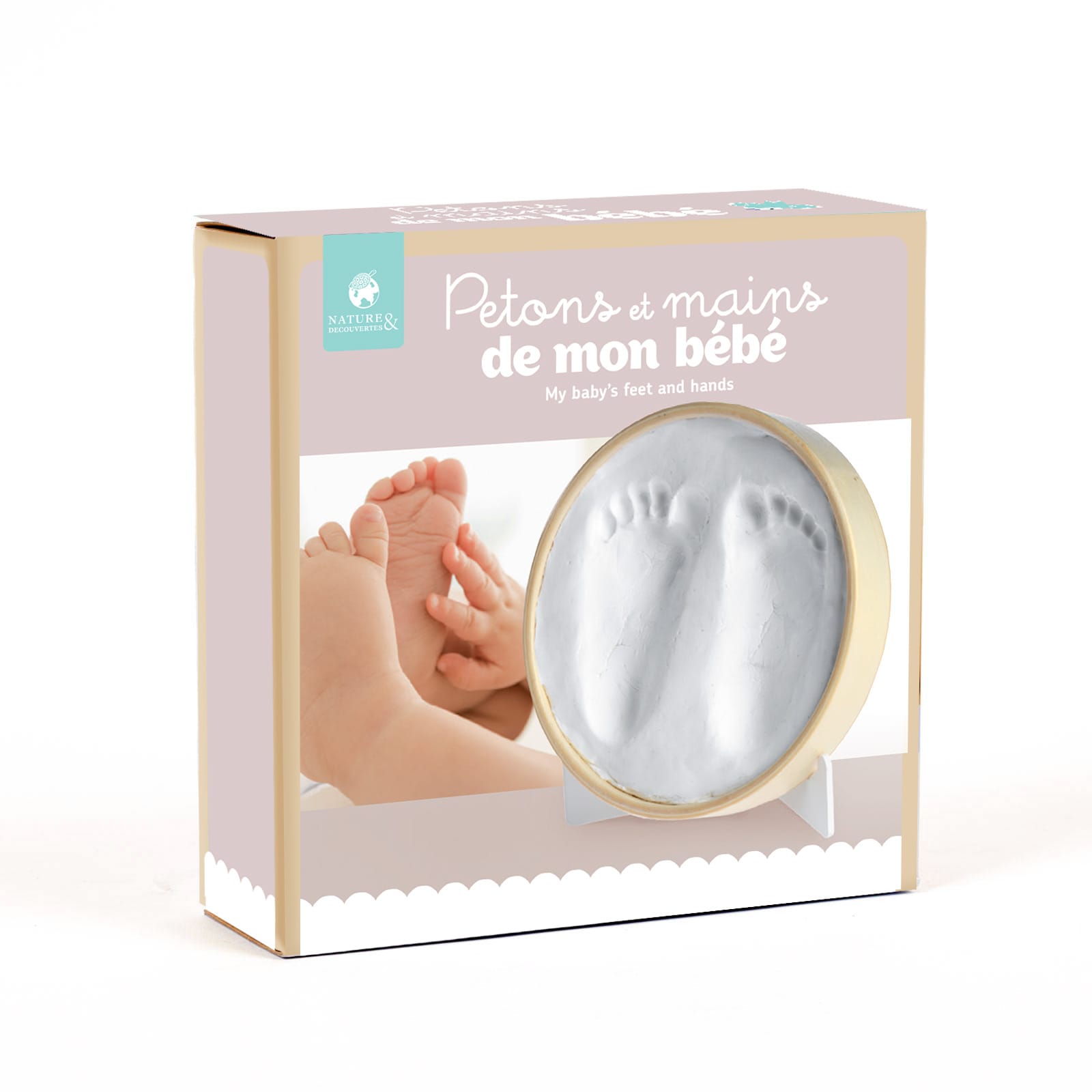 Coffret petons et mains de mon bébé