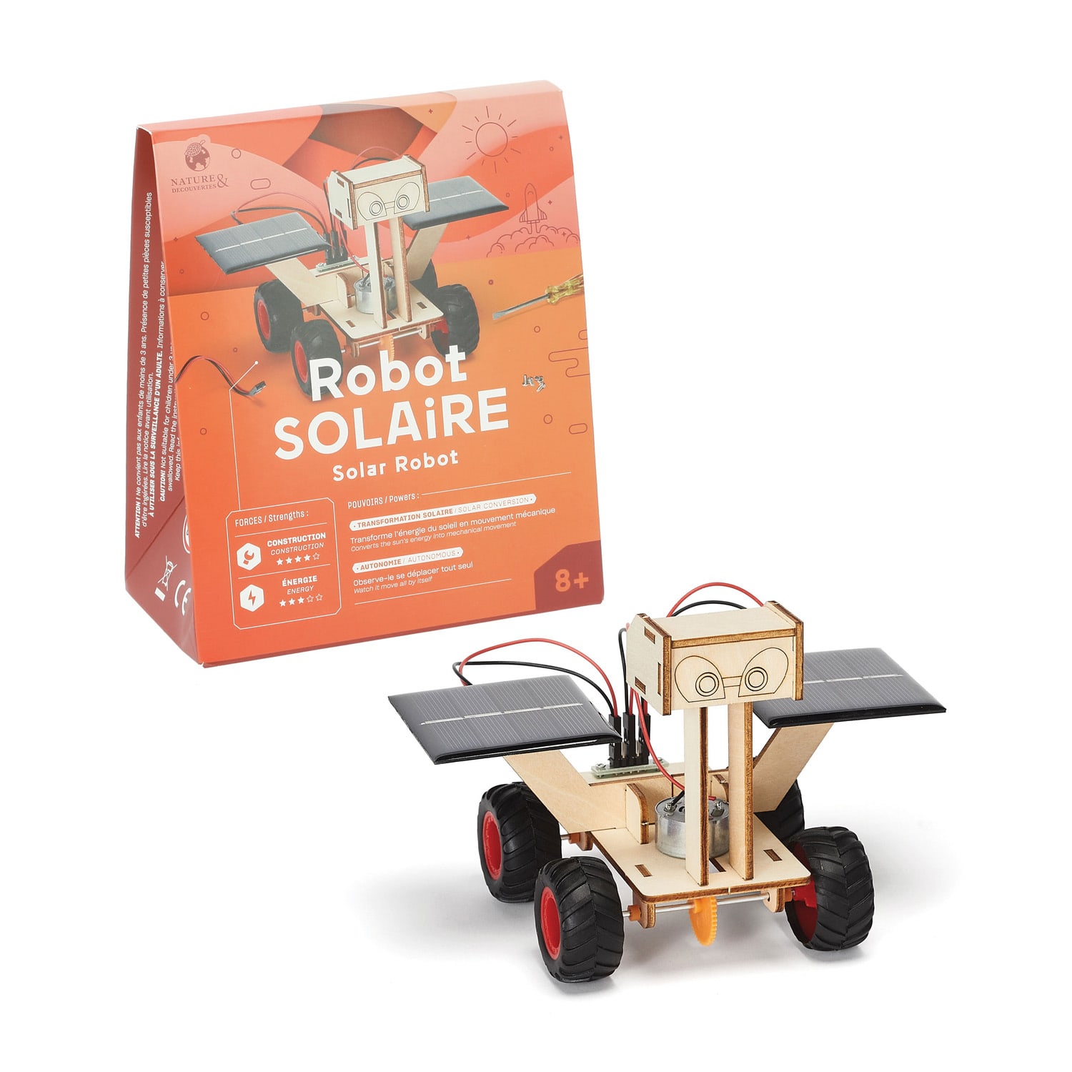 Robot solaire à construire