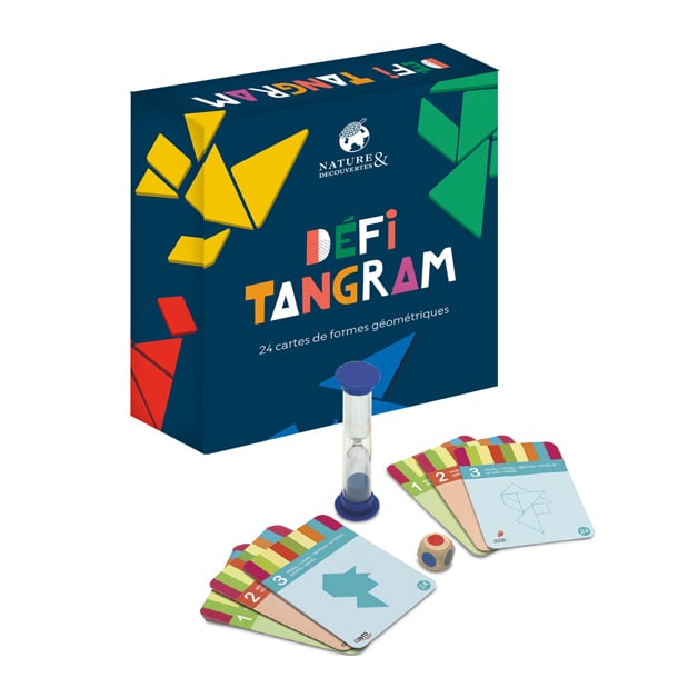 Jeu de défis tangram