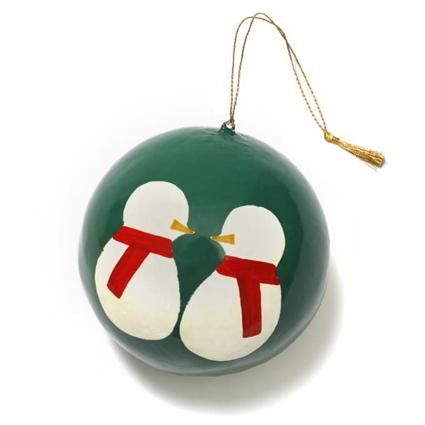 Boule de Noël à motifs Vert foncé