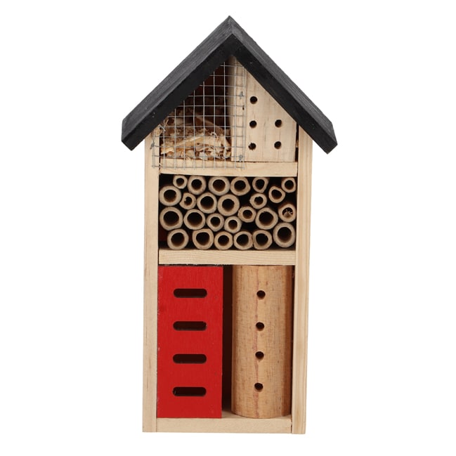 Abri pour insectes en bois