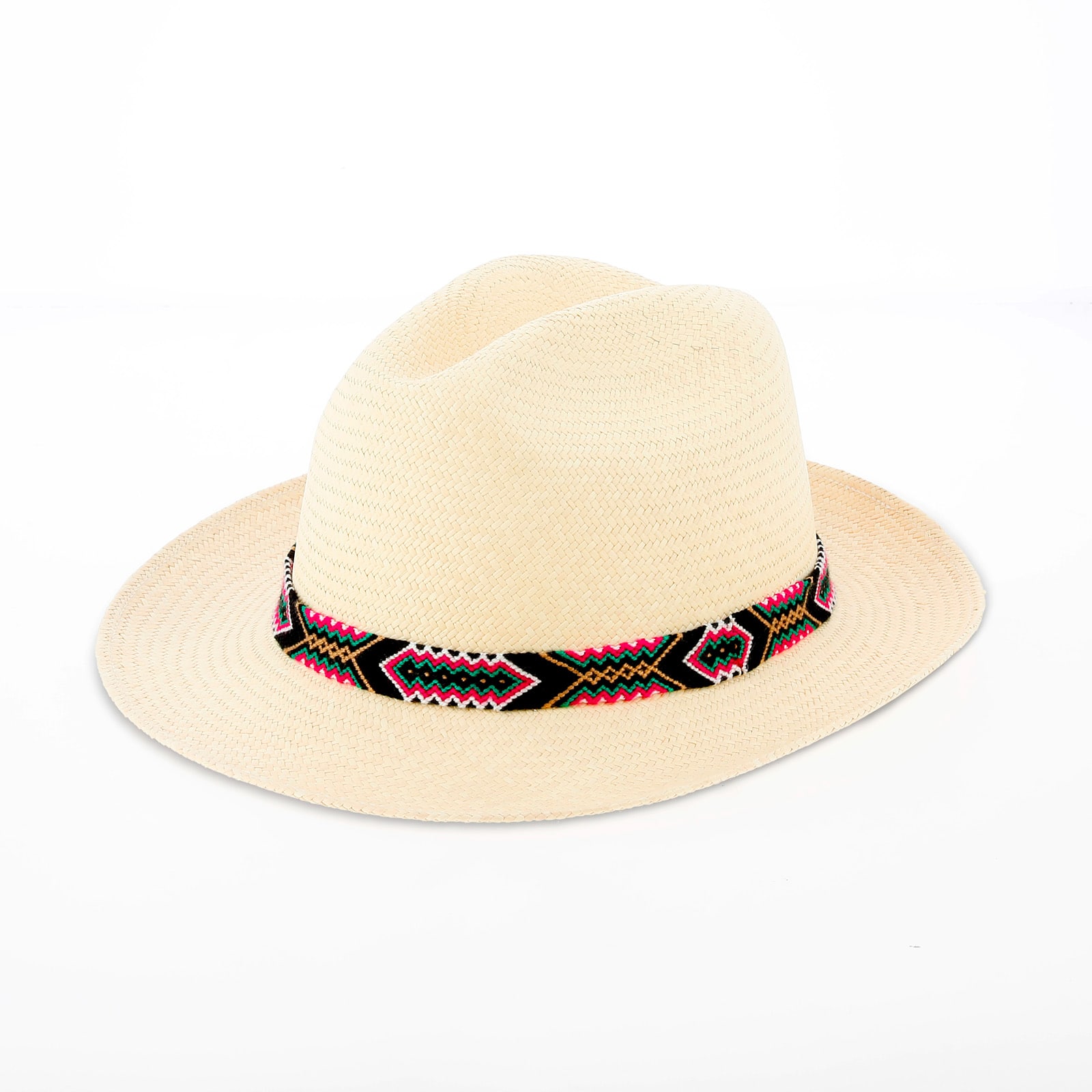 Chapeau colombien à ruban Wayuu 56