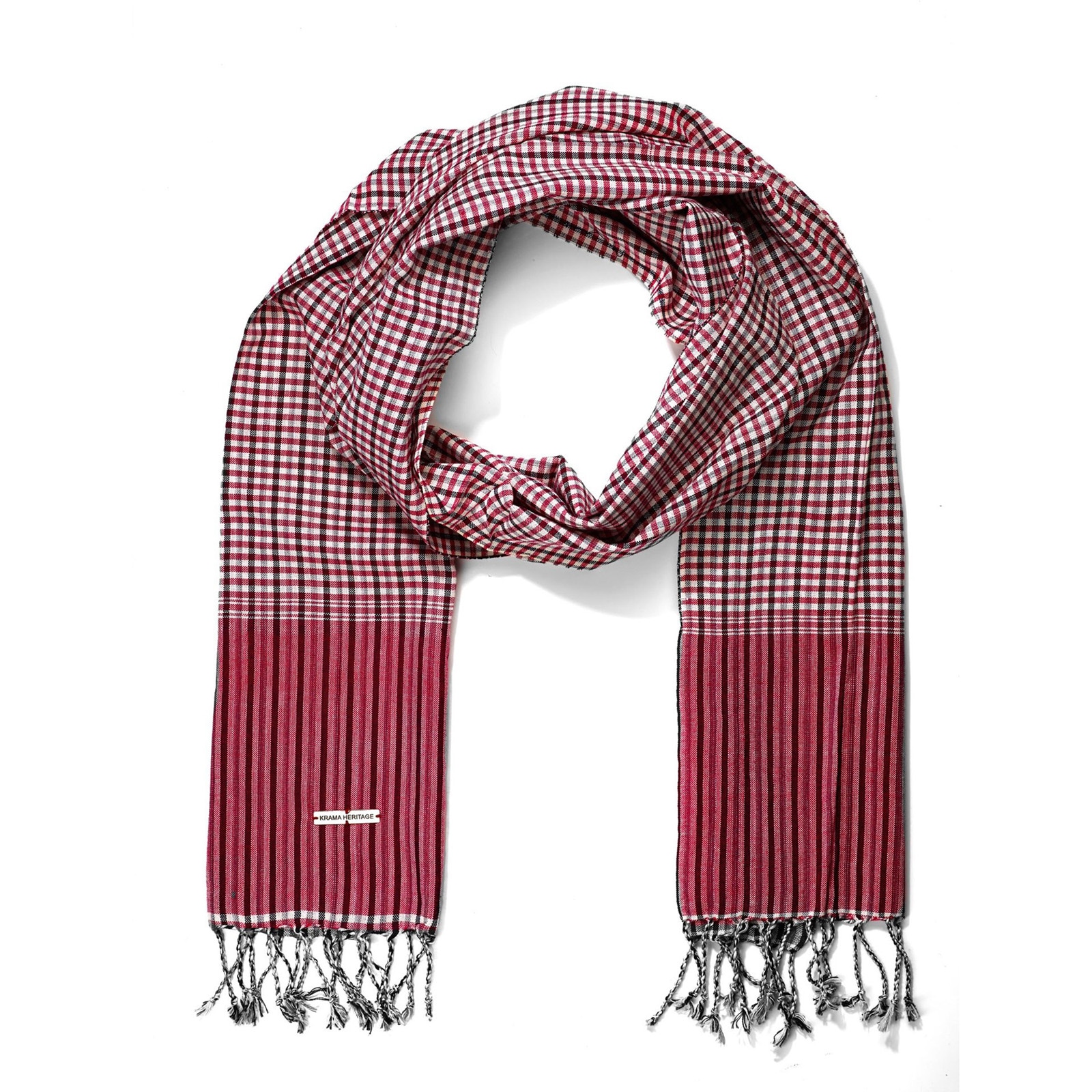 Foulard Krama Heritage Bordeaux