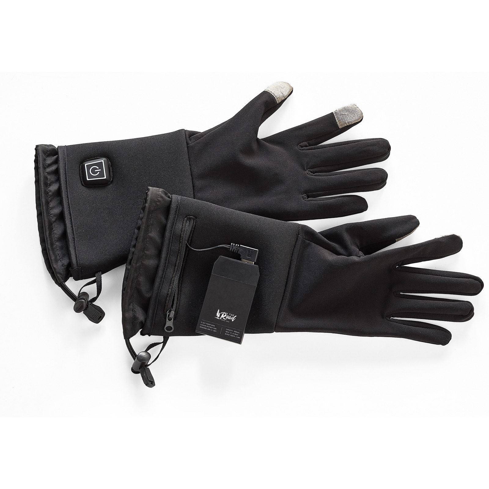 Gants chauffants tactiles powerbanks M