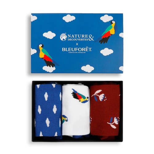 Coffret chaussettes nature