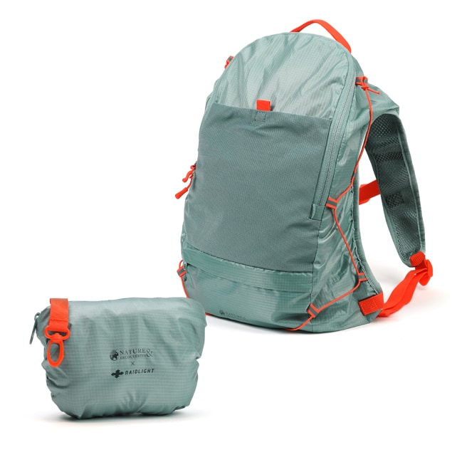 Sac à dos pliable Raidlight 8 L Vert