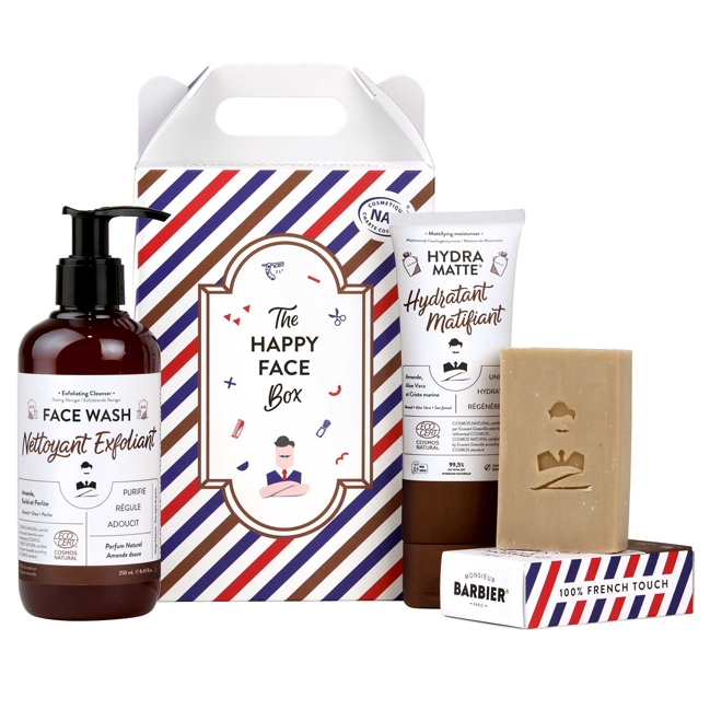 Coffret cosmétique homme Happy Face box