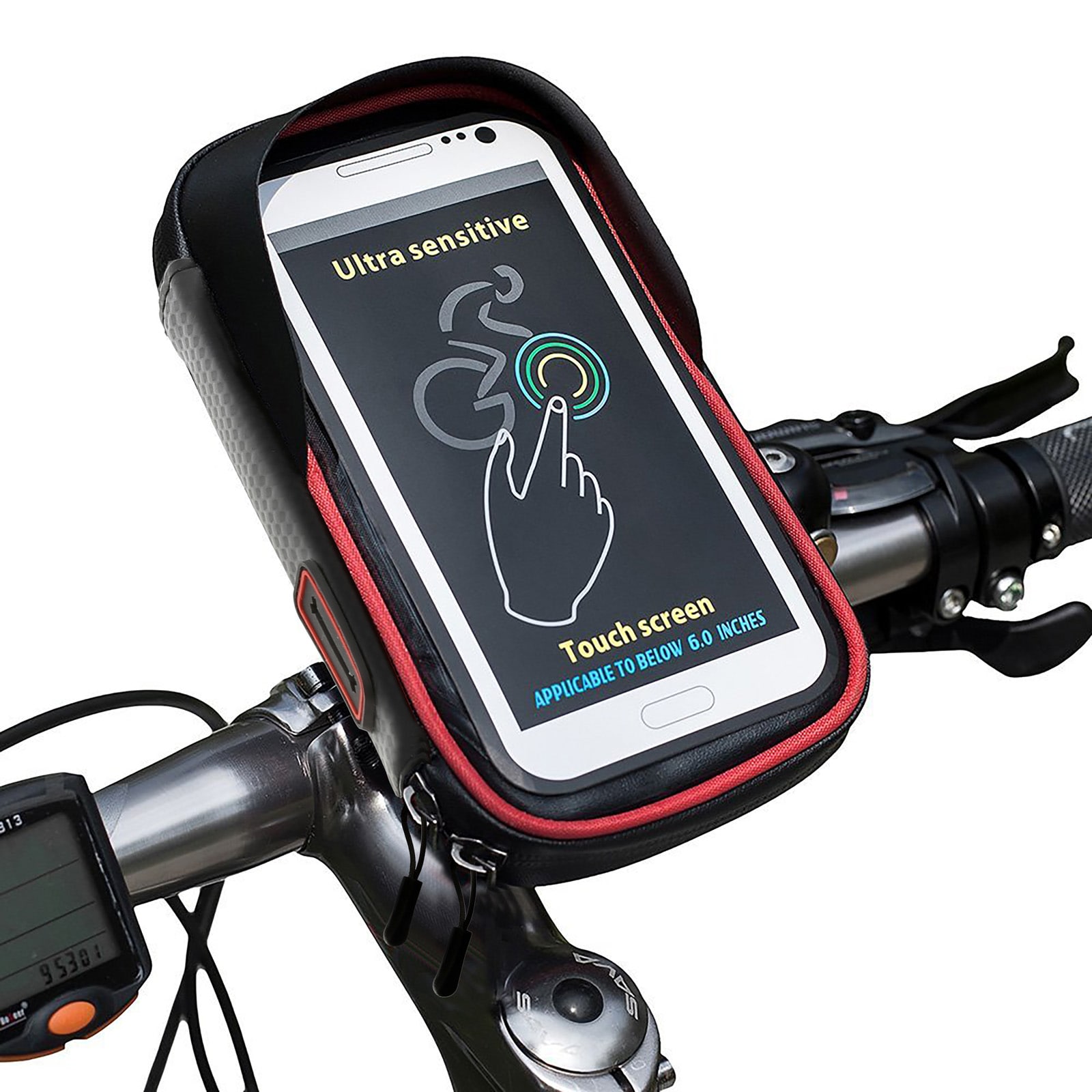 Support smartphone 2 en 1 pour vélo