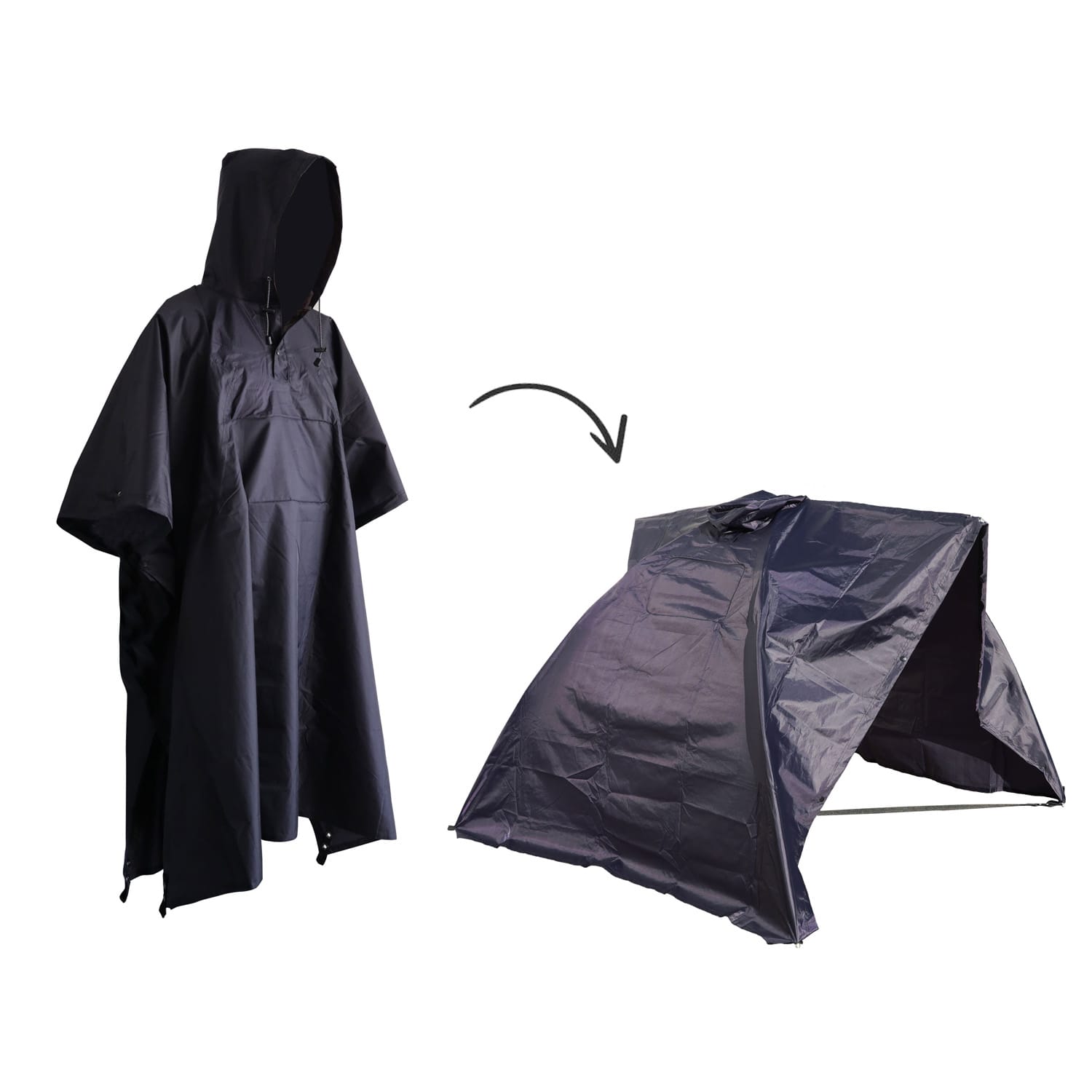 2 en 1 Poncho tente tarp Kokagne