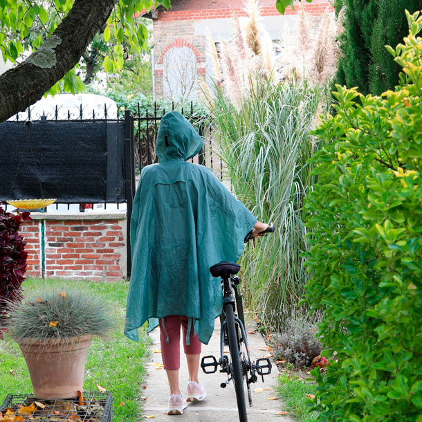 Poncho de pluie pour cycliste