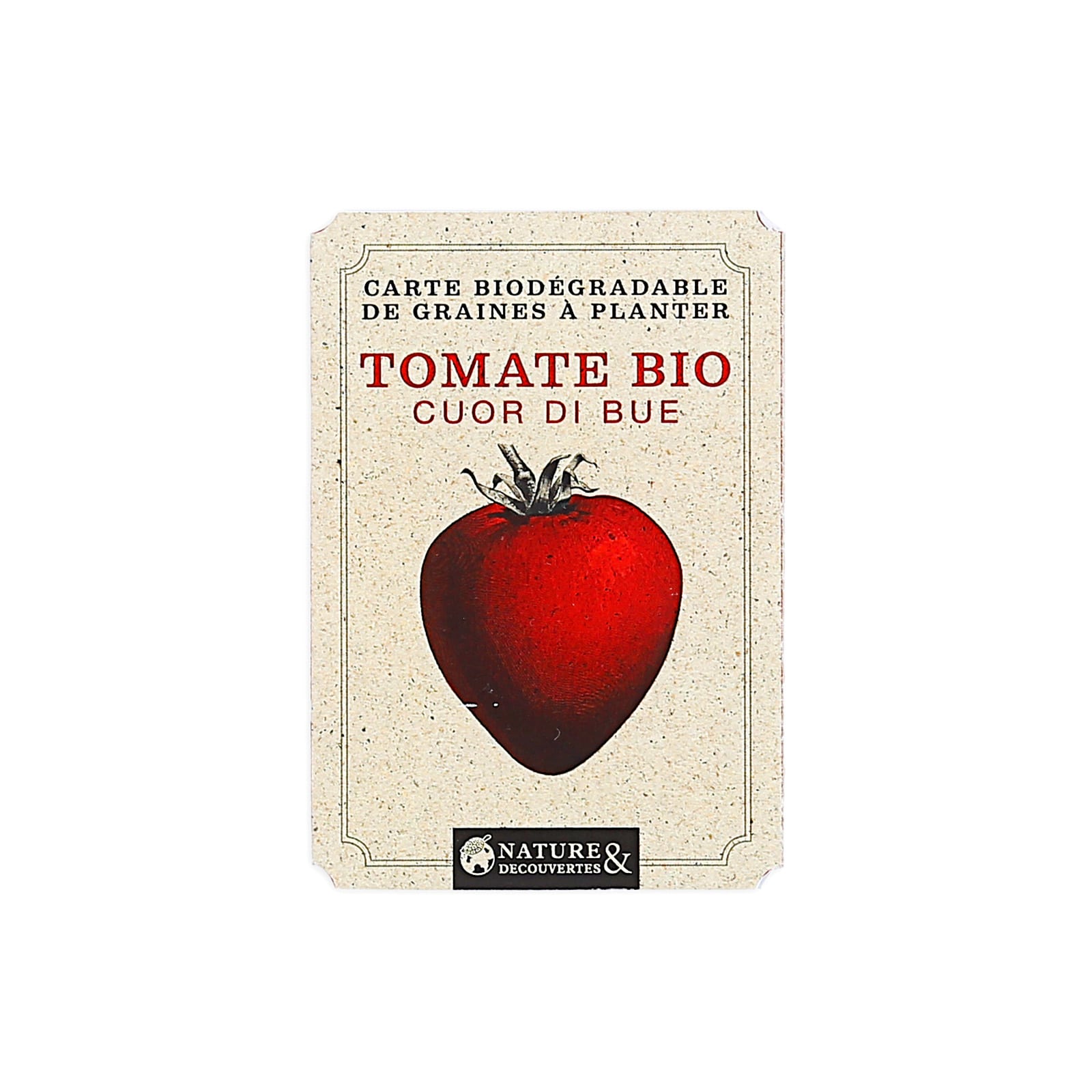 Carte graines tomates cœur de bœuf