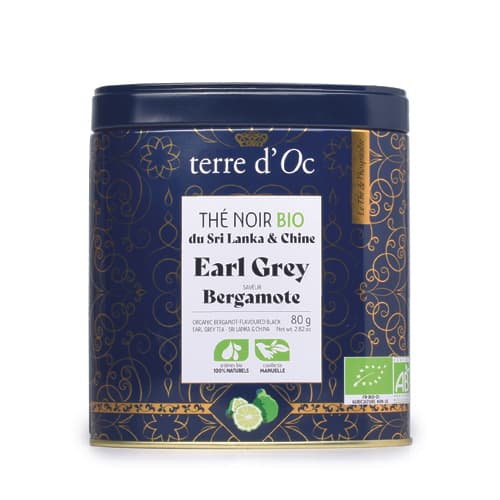 Thé noir Earl Grey bio