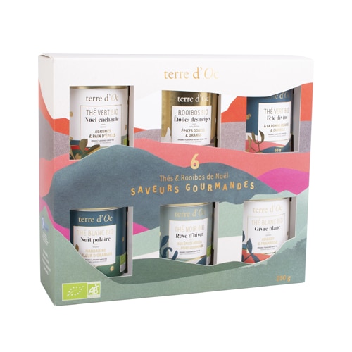 Coffret 6 thés et rooibos de Noël