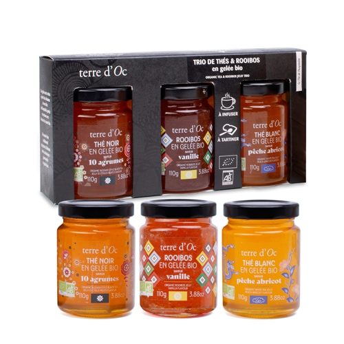 Trio de thés en gelée bio