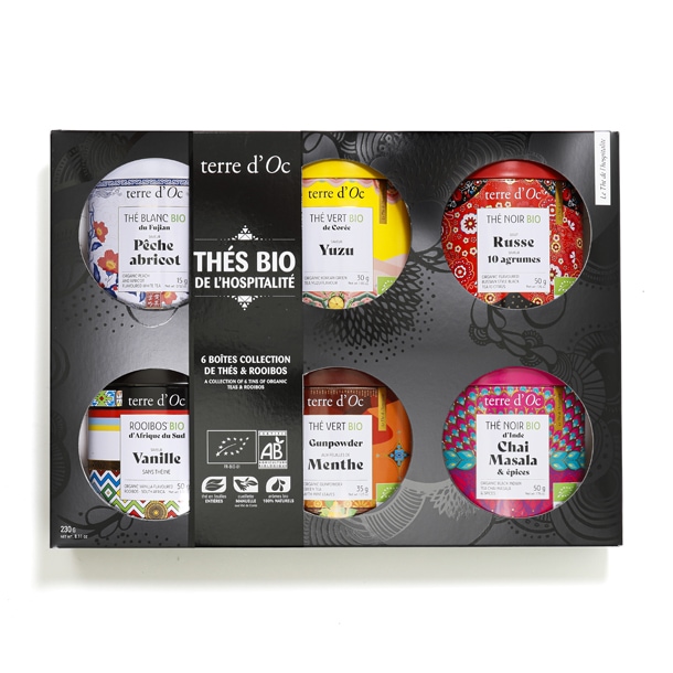 Coffret 6 thés rooibos de l'hospitalité