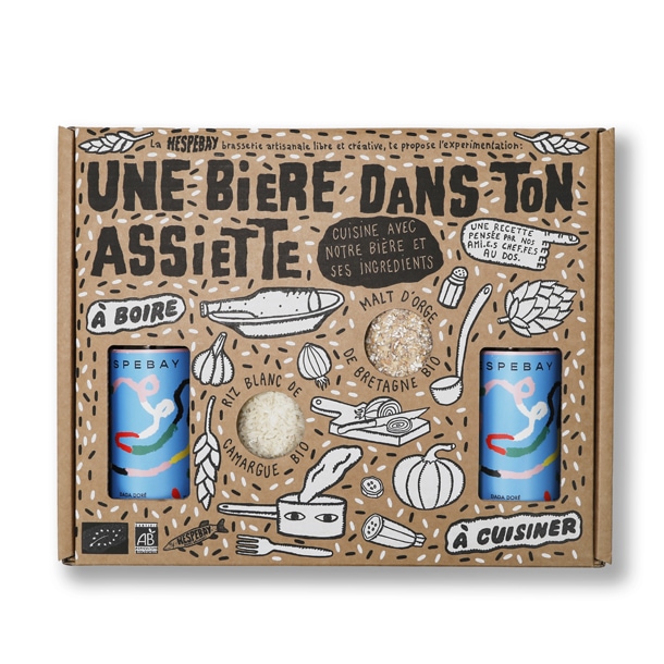 Coffret 2 bières et risotto bio