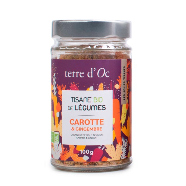 Tisane carotte gingembre bio