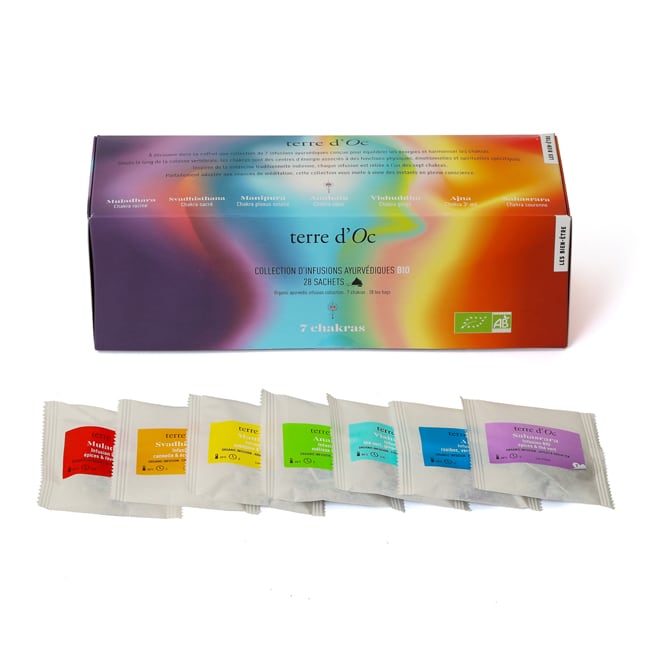 Coffret infusions ayurvédiques 7 chakras