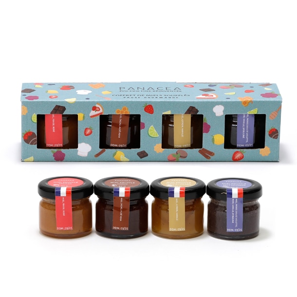 Coffret 4 mini miels soufflés