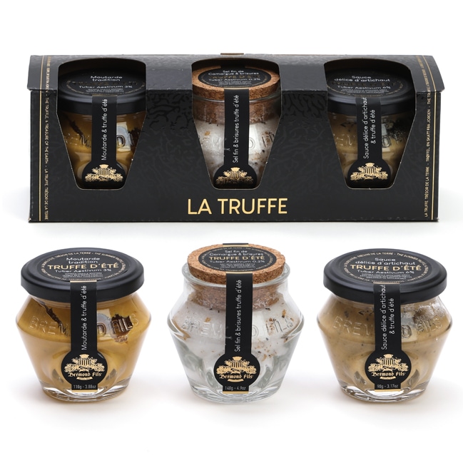 Coffret trio de recettes à la truffe