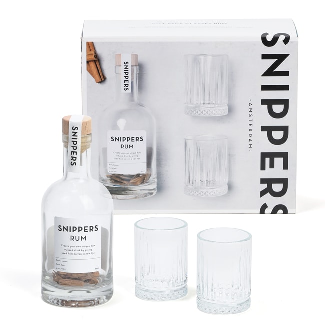 Coffret Snippers rhum et verres