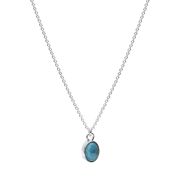 Collier turquoise et argent