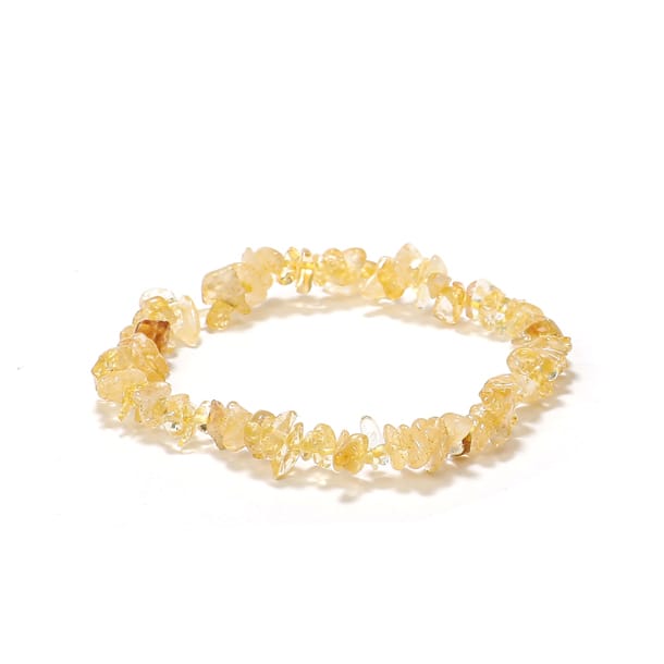 Bracelet chakra plexus citrine