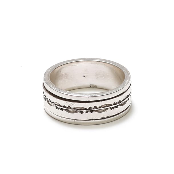 Bague en argent méditation pour homme 63